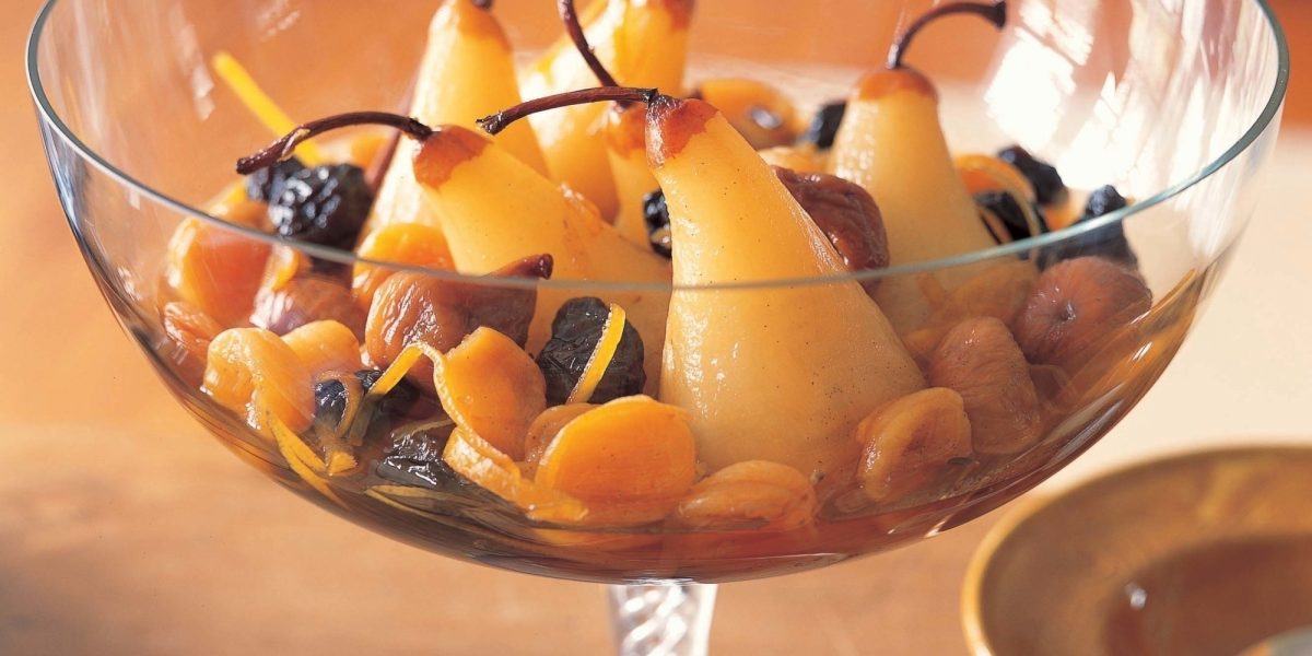 poached fruit